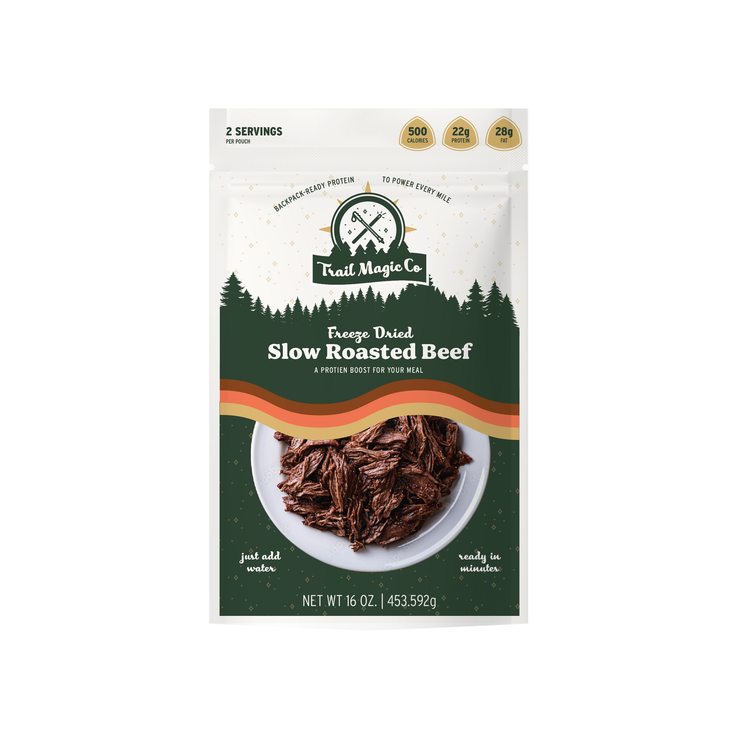 Freeze-Dried Slow Roasted Beef (3-Pack)