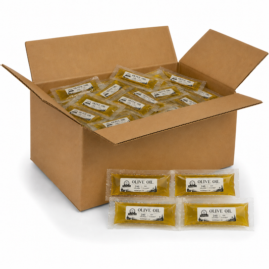 Single Serve Olive Oil Packets - 2 Tablespoons - 200 Pack