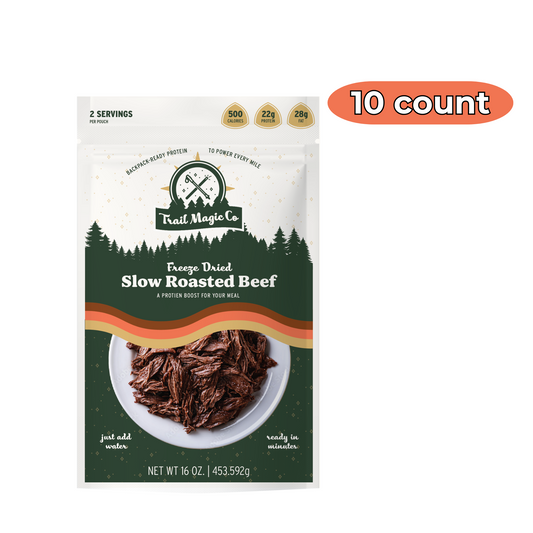Freeze-Dried Slow Roasted Beef (10 count)